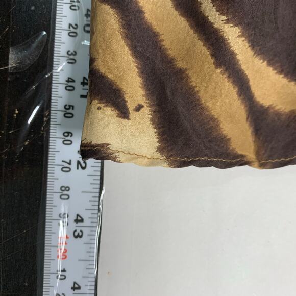 AX Armani Exchange 6 Womens Silk Animal Tiger Print Slip Mini Dress Flowy - Picture 8 of 8